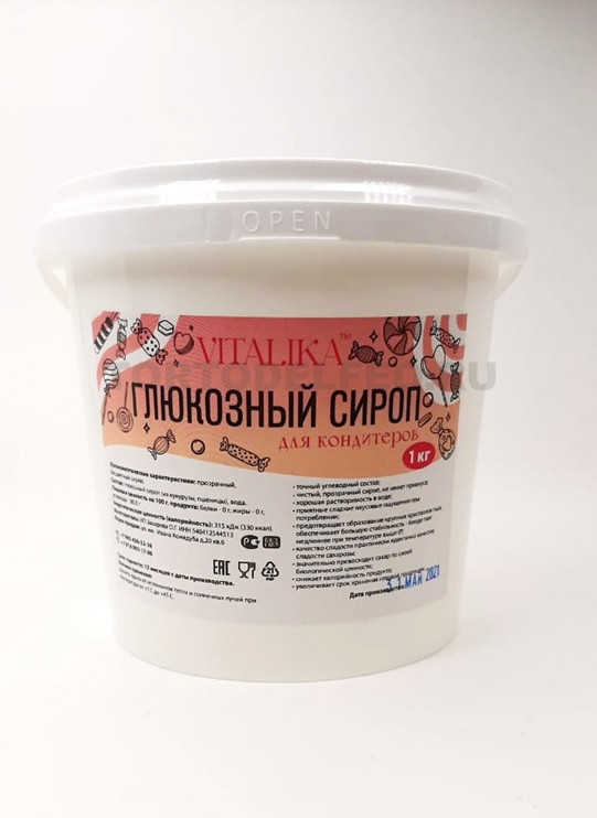 Глюкозный сироп 43% 1кг VITALIKA