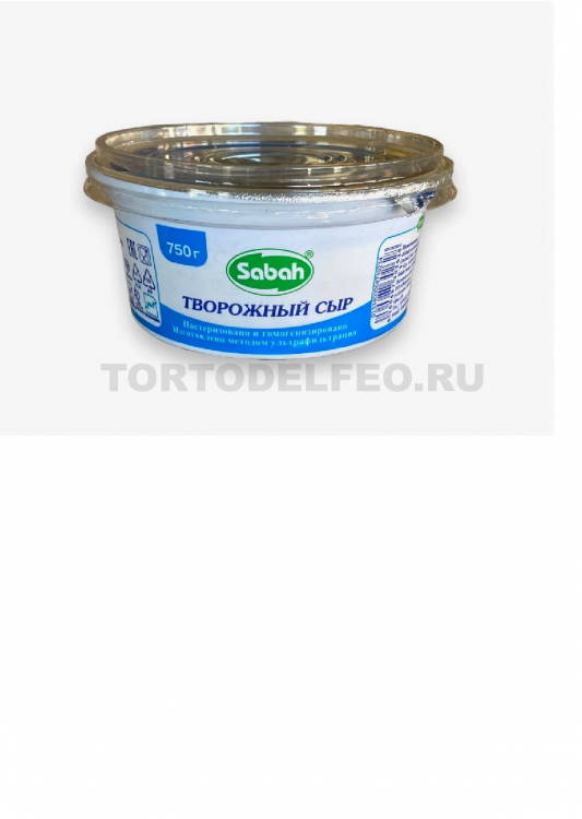 Сыр КремЧиз мягкий 69% тм SABAH 0,75 кг