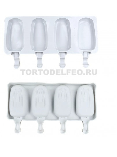 Форма для мороженого Эскимо 4 ячейки 9*5см