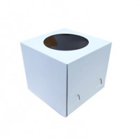 Коробка для торта 24*24*24см с окном