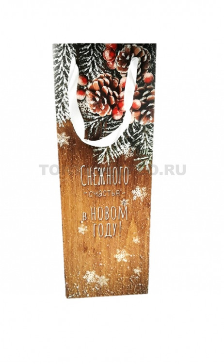 Пакет 13*36*10см Снежного счастья