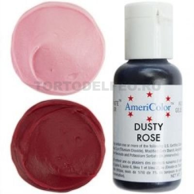 Краситель  гелевый Америколор 21гр Deep pink (глубокий розовый) 114