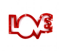 Вырубка Love Любовь h6см