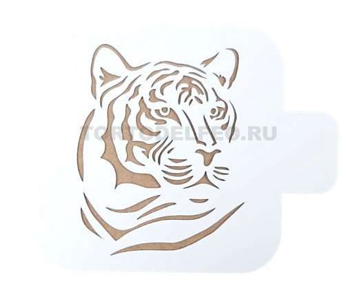 Трафарет Тигр 9*9см
