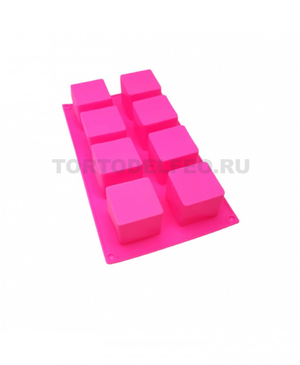 Силиконовая форма Куб 8 ячеек 5*5см