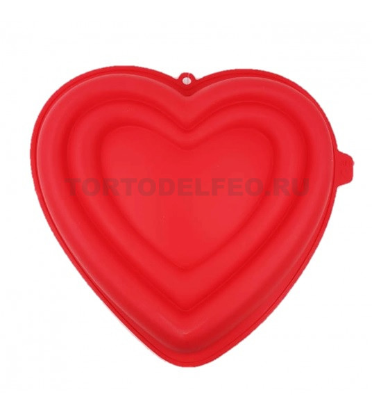 Форма для муссовых десертов Сердце красное