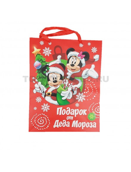 Пакет ламинат "Подарок от Деда Мороза" 31*40*11