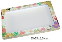 Коробочка для пряников 35*21*3,5см бабочки