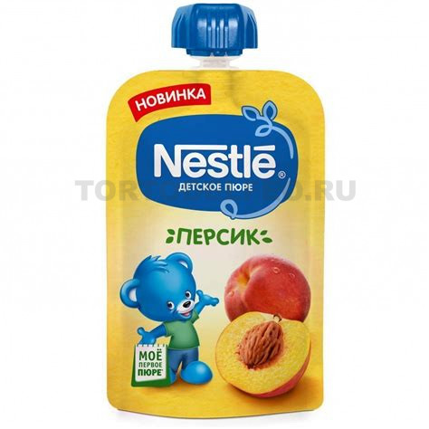 Пюре персик уваренное 300гр