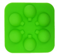 Силиконовая форма Елочная игрушка 6 ячеек