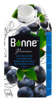 Фруктовое пюре Bonne пастеризованное 0.5л черника