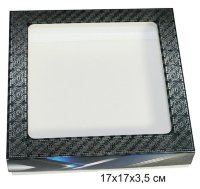 Коробочка для пряников 17*17*3,5см мужская
