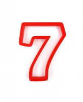 Вырубка цифра 7 высота 8см