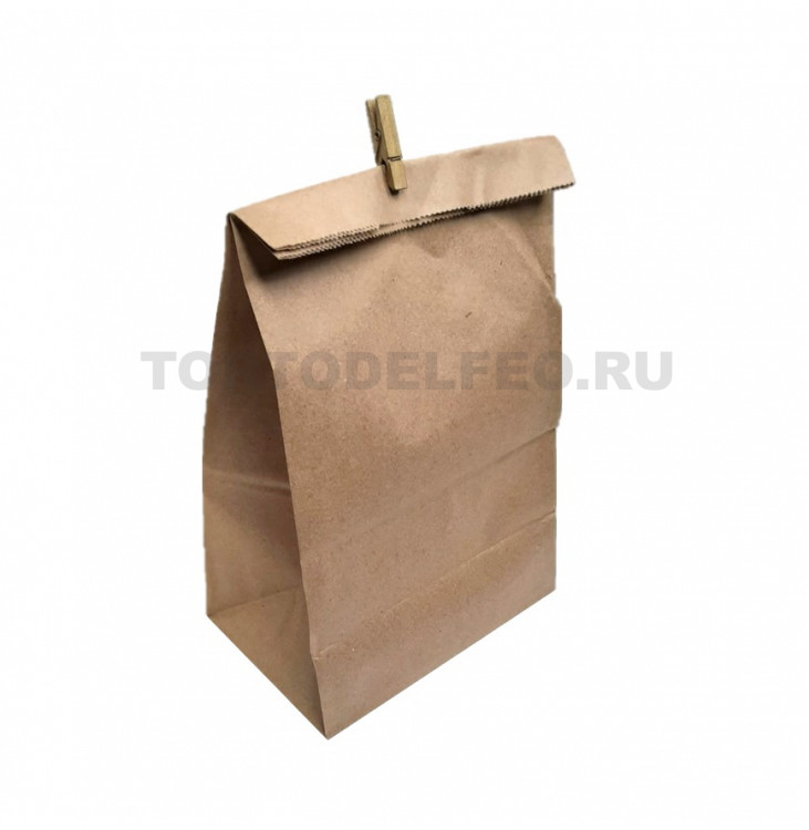 Бумажный пакет 18*12*29см Крафт