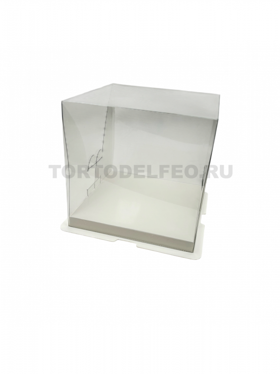 Коробка под бенто 16*16*16 прозрачная крышка