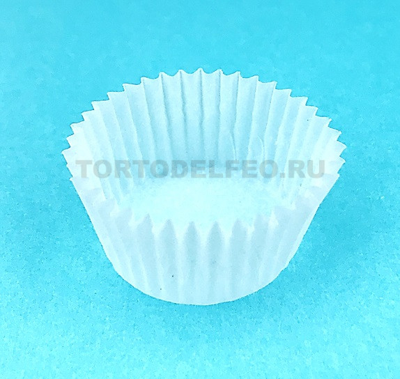Форма бумажная белая 30*18мм 50шт