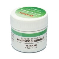 Зеленый краситель сухой жирорастворимый Украса 5гр
