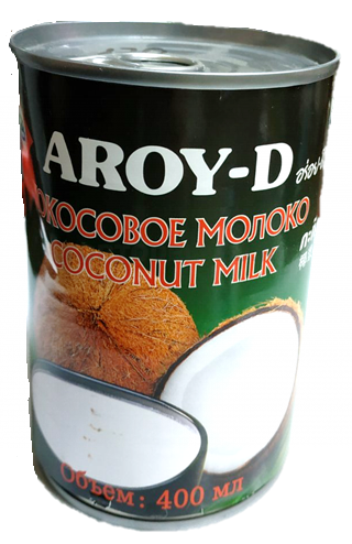 Молоко кокосовое Aroy-d 400мл жб 60%